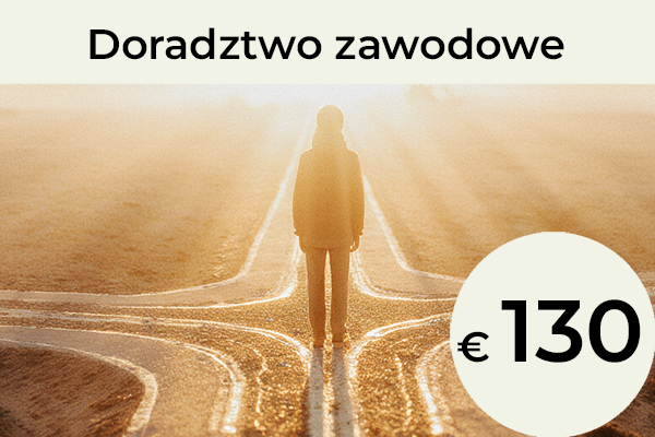 Doradztwo zawodowe: Jeśli masz dziecko i od wczesnych lat zastanawiasz się, jaka ścieżka zawodowa mogłaby do niego pasować, jak możesz wspierać jego rozwój — albo jeśli masz nastolatka, który nie potrafi wybrać zawodu — ta analiza może bardzo pomóc. A jeśli nie jesteś zadowolony(a) ze swojej obecnej pracy, również możesz otrzymać wartościowe wskazówki.  Wykorzystując Twoją datę urodzenia, określamy — poprzez numerologię i astrologię — obszary i kierunki, w których Twoja dusza może najlepiej wyrażać siebie i rozwijać potrzebne jej jakości. Identyfikujemy także potencjalne słabości, aby stworzyć pełny i holistyczny obraz.  / 130 €